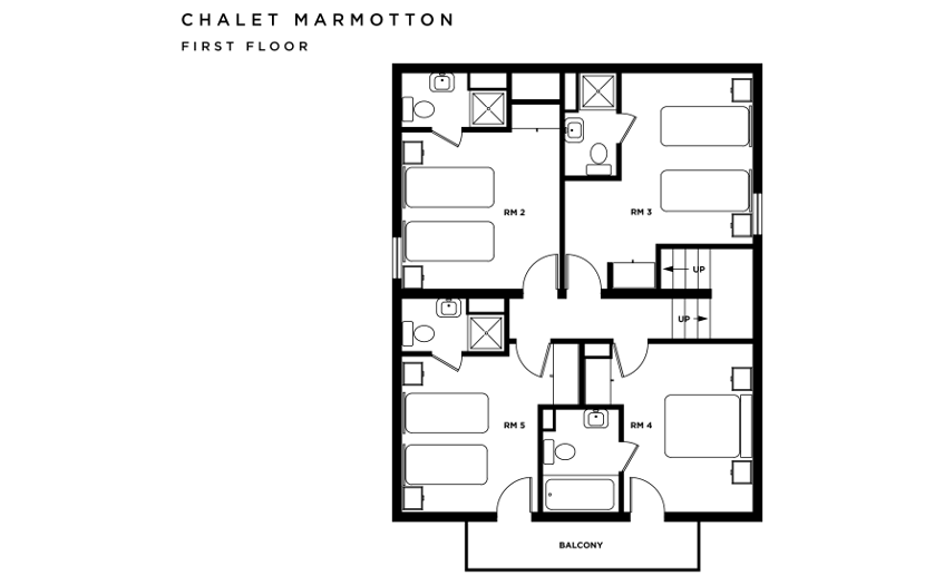 Chalet Marmotton Les Arcs Floor Plan 2